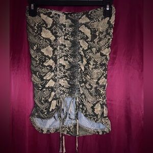 by DYLN Golden Snake Viper Skirt